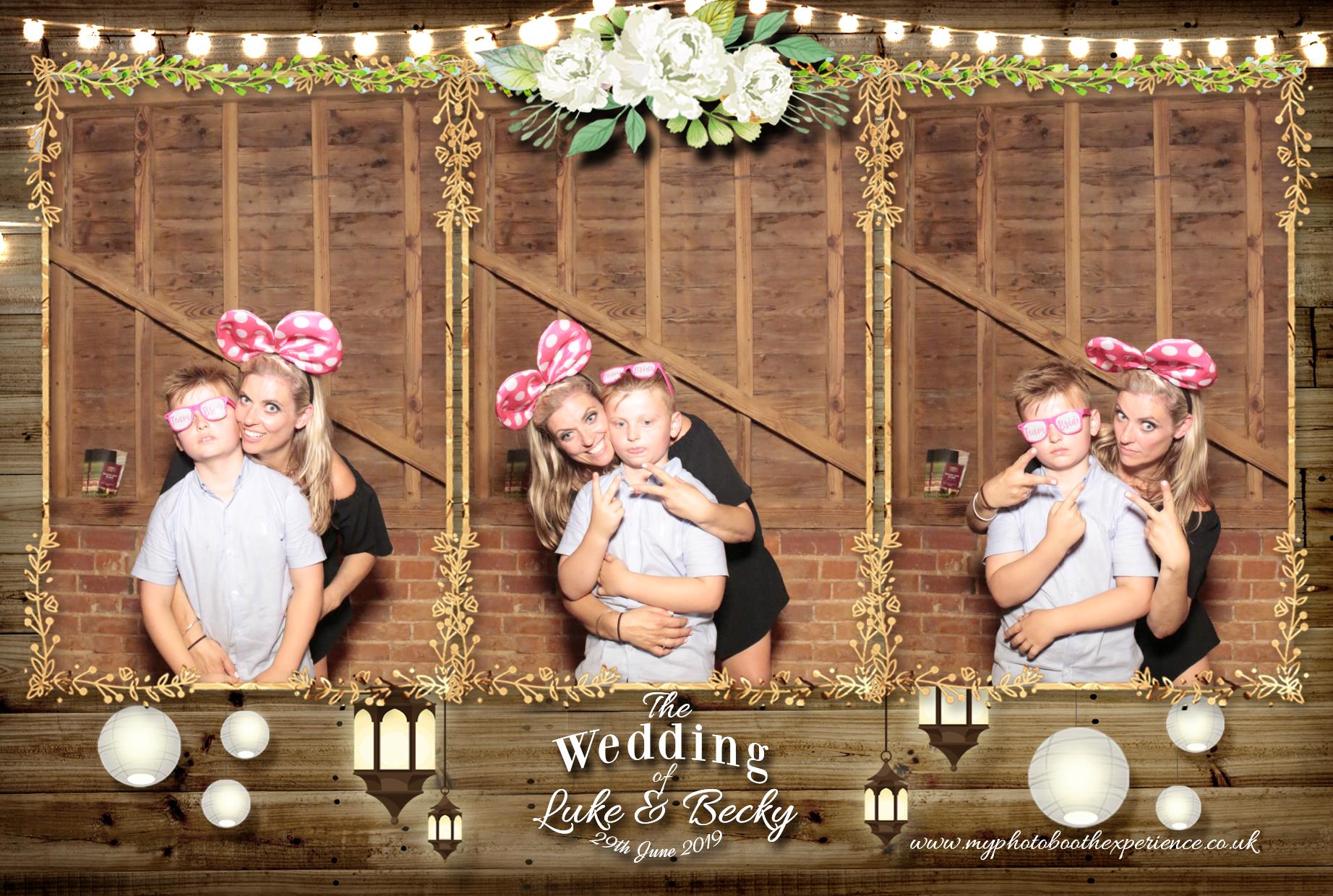 Luke & Becky's Wedding | View more photos from the event at gallery.myphotoboothexperience.co.uk/u/MyPhotoBoothExperienceLtd/Luke-Beckys-Wedding